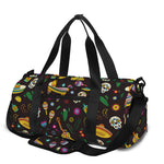 Cartoon Cinco de Mayo Pattern Print Gym Bag