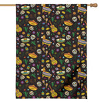 Cartoon Cinco de Mayo Pattern Print House Flag