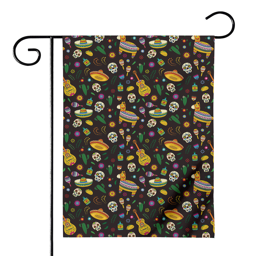 Cartoon Cinco de Mayo Pattern Print House Flag