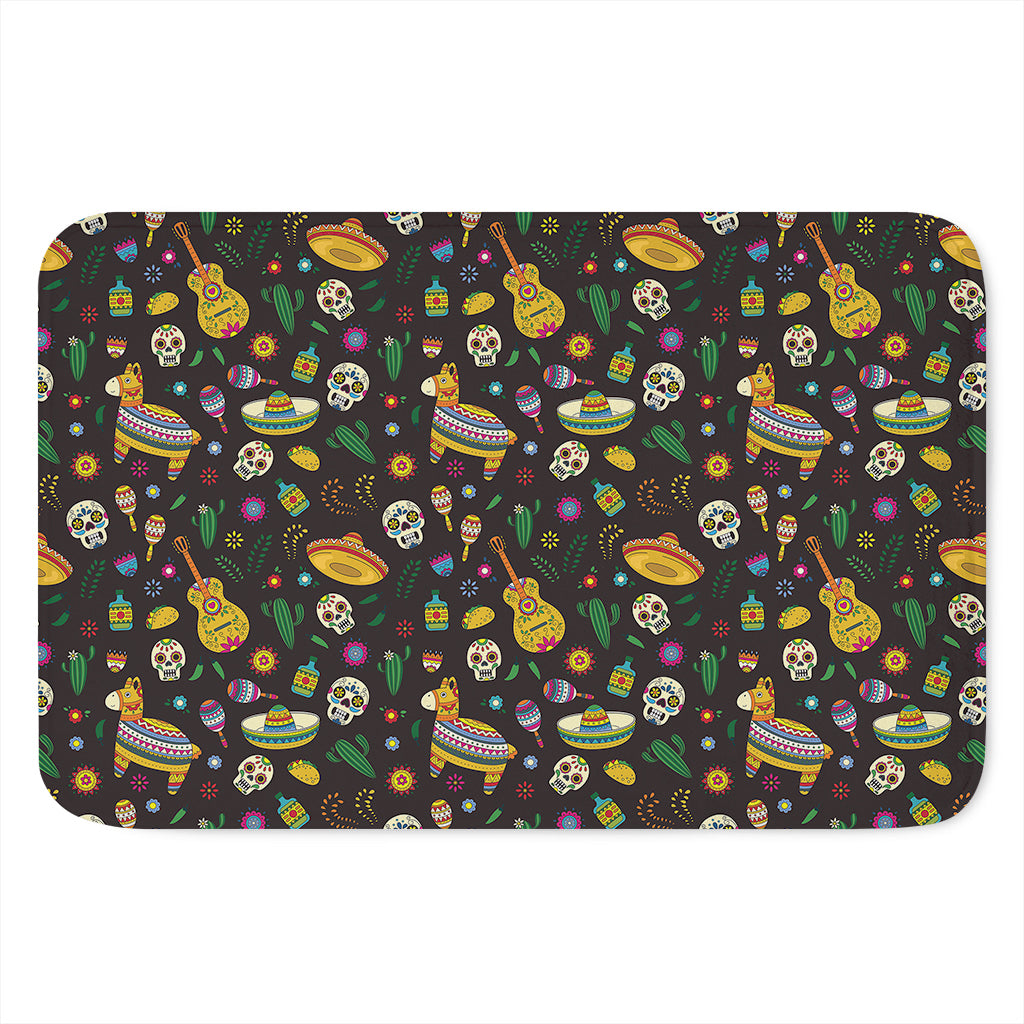 Cartoon Cinco de Mayo Pattern Print Indoor Door Mat