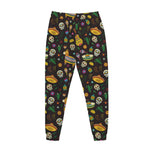 Cartoon Cinco de Mayo Pattern Print Jogger Pants