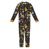 Cartoon Cinco de Mayo Pattern Print Jumpsuit