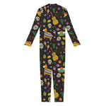 Cartoon Cinco de Mayo Pattern Print Jumpsuit