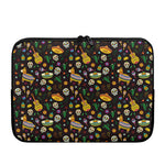 Cartoon Cinco de Mayo Pattern Print Laptop Sleeve