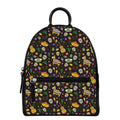 Cartoon Cinco de Mayo Pattern Print Leather Backpack