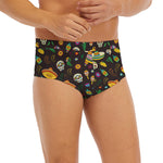 Cartoon Cinco de Mayo Pattern Print Men's Briefs