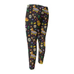 Cartoon Cinco de Mayo Pattern Print Men's Compression Pants