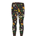 Cartoon Cinco de Mayo Pattern Print Men's Leggings