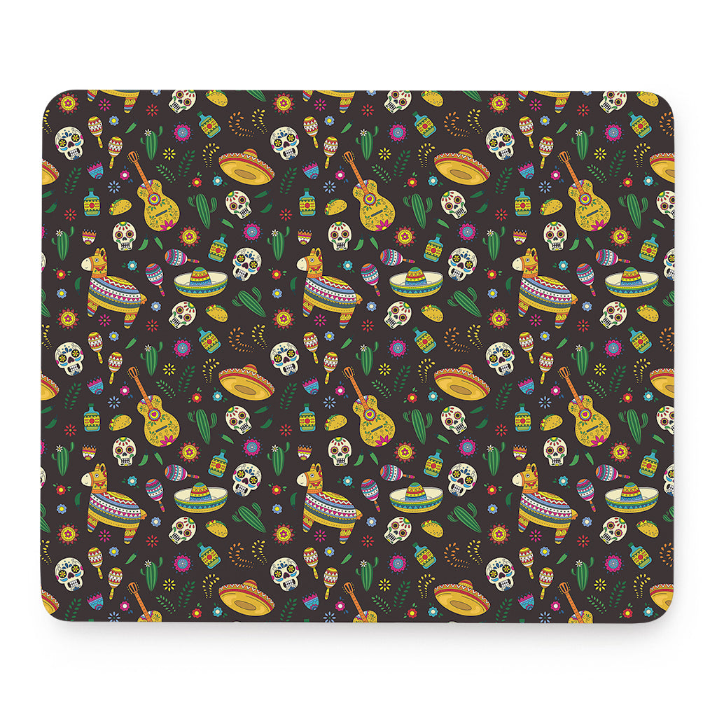 Cartoon Cinco de Mayo Pattern Print Mouse Pad