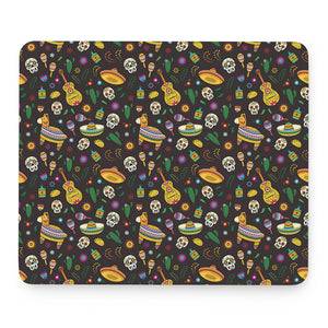 Cartoon Cinco de Mayo Pattern Print Mouse Pad