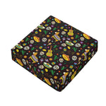 Cartoon Cinco de Mayo Pattern Print Outdoor Seat Cushion Cover