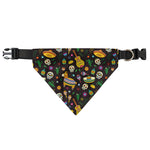 Cartoon Cinco de Mayo Pattern Print Over The Collar Dog Bandana