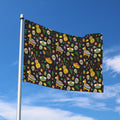 Cartoon Cinco de Mayo Pattern Print Polyester Flag