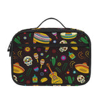 Cartoon Cinco de Mayo Pattern Print Portable Lunch Bag
