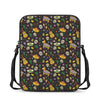 Cartoon Cinco de Mayo Pattern Print Rectangular Crossbody Bag