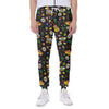 Cartoon Cinco de Mayo Pattern Print Scuba Joggers