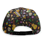 Cartoon Cinco de Mayo Pattern Print Snapback Cap