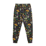 Cartoon Cinco de Mayo Pattern Print Sweatpants