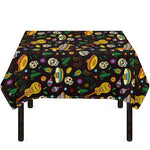 Cartoon Cinco de Mayo Pattern Print Tablecloth