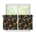 Cartoon Cinco de Mayo Pattern Print Tier Curtains
