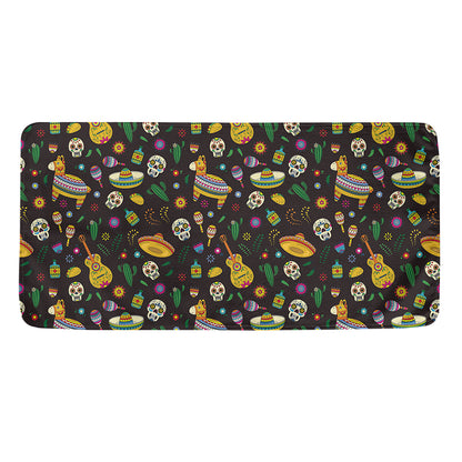 Cartoon Cinco de Mayo Pattern Print Towel