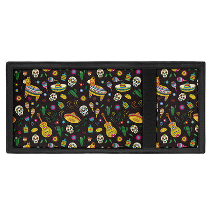 Cartoon Cinco de Mayo Pattern Print Trifold Wallet