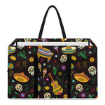 Cartoon Cinco de Mayo Pattern Print Utility Tote Bag
