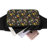 Cartoon Cinco de Mayo Pattern Print Waist Bag