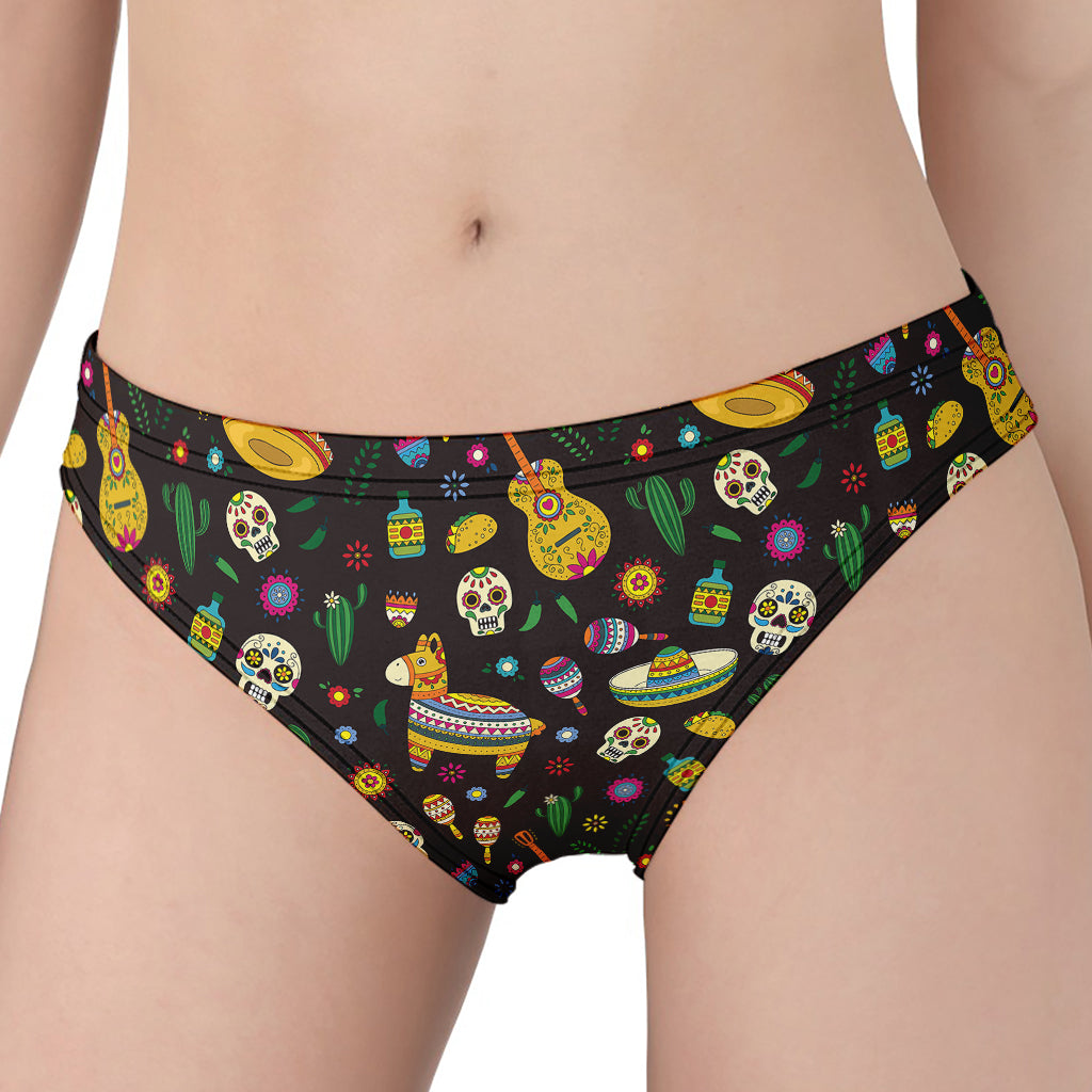 Cartoon Cinco de Mayo Pattern Print Women's Panties