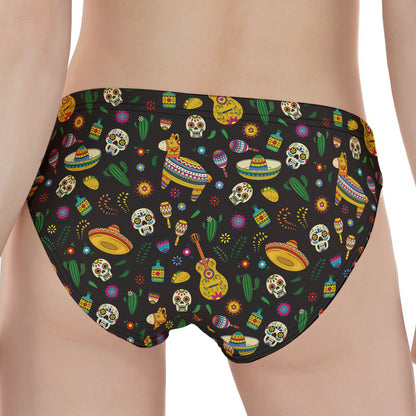 Cartoon Cinco de Mayo Pattern Print Women's Panties