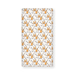 Cartoon Corgi Pattern Print Baby Crib Sheet