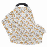 Cartoon Corgi Pattern Print Baby Seat Cover