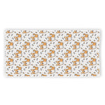 Cartoon Corgi Pattern Print Beach Towel