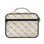 Cartoon Corgi Pattern Print Briefcase Bible Bag