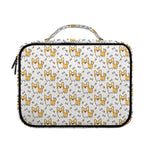 Cartoon Corgi Pattern Print Briefcase Bible Bag