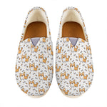 Cartoon Corgi Pattern Print Casual Shoes