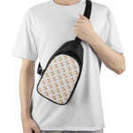 Cartoon Corgi Pattern Print Chest Bag