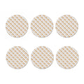 Cartoon Corgi Pattern Print Coaster Set