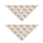 Cartoon Corgi Pattern Print Dog Bandana