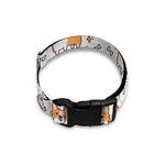 Cartoon Corgi Pattern Print Dog Collar