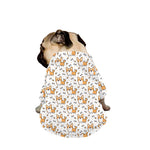Cartoon Corgi Pattern Print Dog Zip Up Jacket