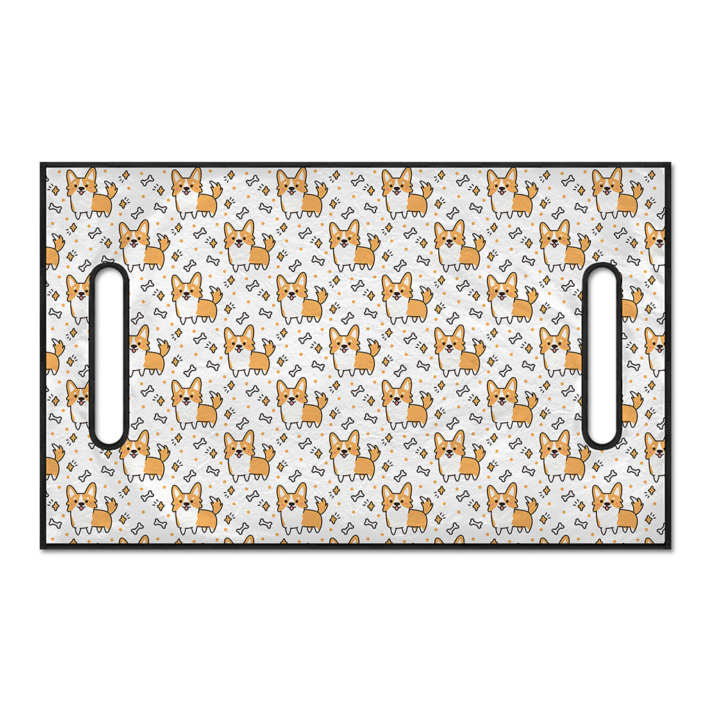 Cartoon Corgi Pattern Print Golf Cart Seat Cover