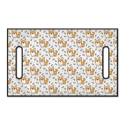 Cartoon Corgi Pattern Print Golf Cart Seat Cover