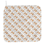 Cartoon Corgi Pattern Print Hand Towel