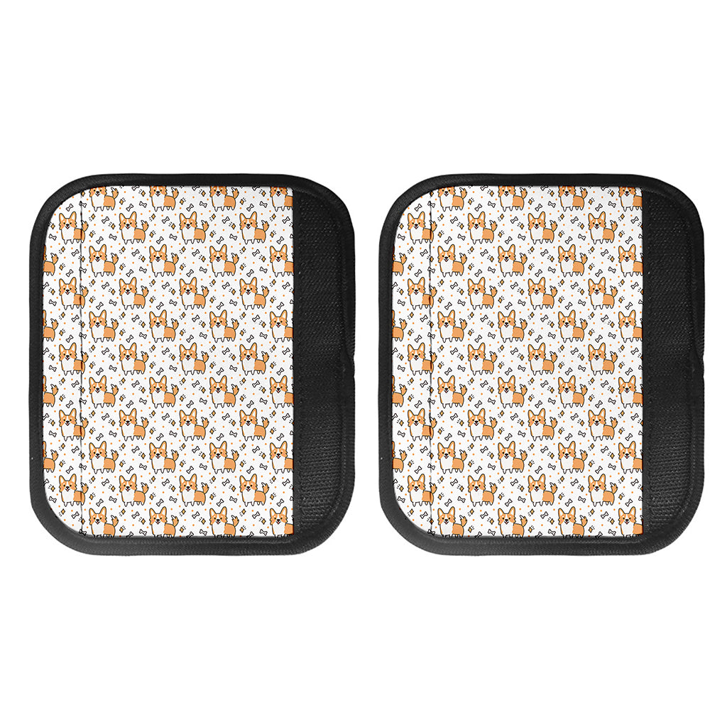 Cartoon Corgi Pattern Print Handle Covers