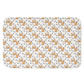 Cartoon Corgi Pattern Print Indoor Door Mat