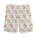 Cartoon Corgi Pattern Print Men's Sports Shorts