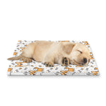 Cartoon Corgi Pattern Print Pet Cooling Mat Cover