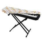 Cartoon Corgi Pattern Print Piano Keyboard Cover