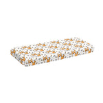 Cartoon Corgi Pattern Print Piano Keyboard Cover
